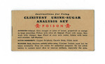 Instructions for Using Clinitest Urine-Sugar Analysis Set