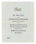 1902 Commencement Ceremony Program