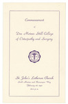 1947 Winter Commencement Ceremony Program