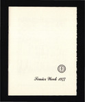 1977 Senior Week Program