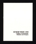 1978 Senior Week Program