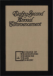 1981 Commencement Ceremony Program