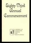 1983 Commencement Ceremony Program